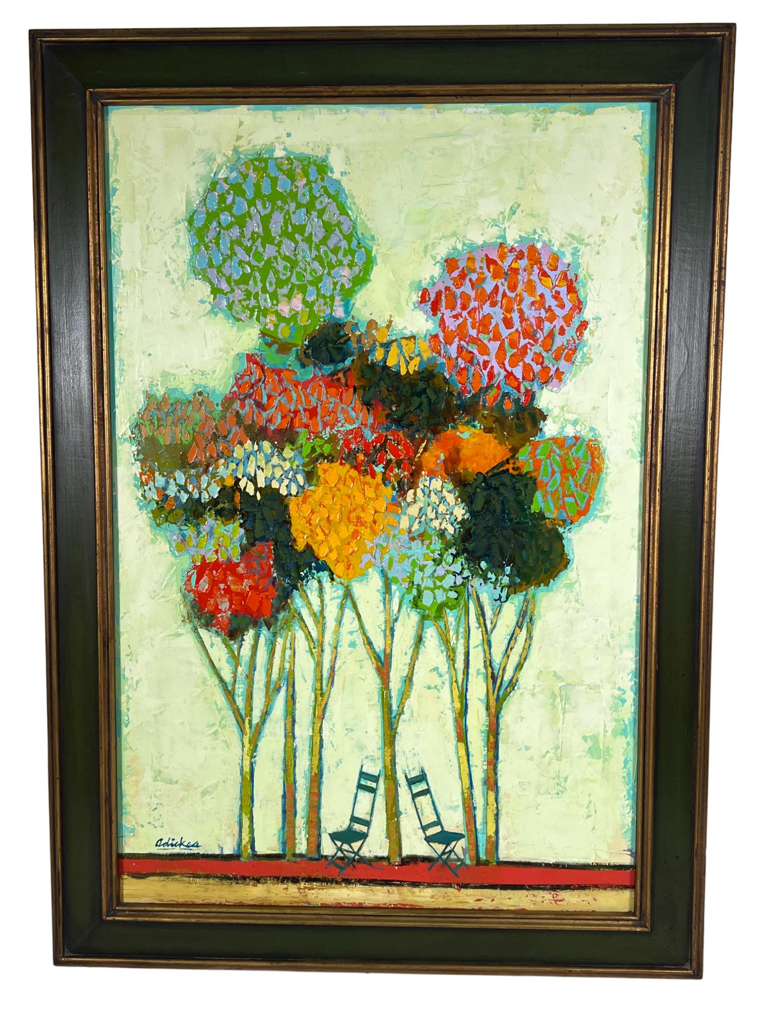 DAVID ADICKES ACRYLIC ON CANVAS (1 of 4)