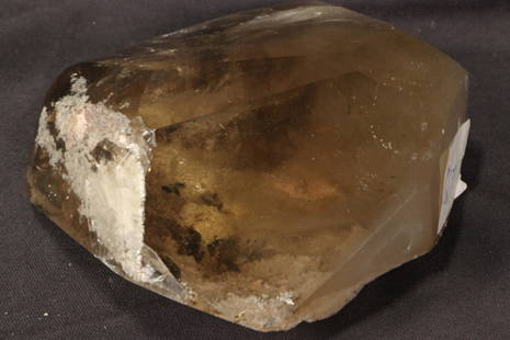 SMOKY QUARTZ CRYSTAL W/INCLUSIONS: SMOKY QUARTZ CRYSTAL W/INCLUSIONS - 2.4 LBS Height: 4 in. by Width: 5 in. by Depth: 2 in.