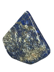 POLISHED LAPIS LAZULI FREEFORM: POLISHED LAPIS LAZULI FREEFORM - (L83) 1.4 LBS Height: 6 in. by Width: 5