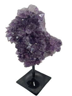 AMETHYST CLUSTER ON STAND: AMETHYST CLUSTER ON STAND - 2.4kg