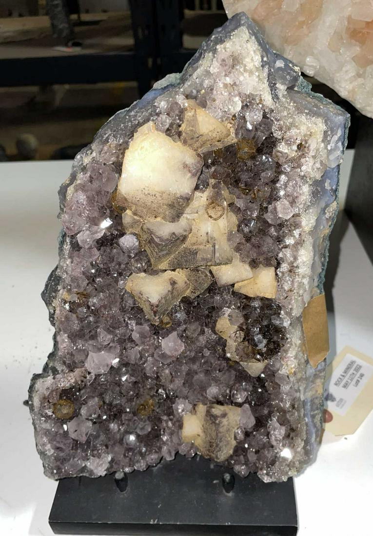 AMETHYST & CALCITE CLUSTER (1 of 3)