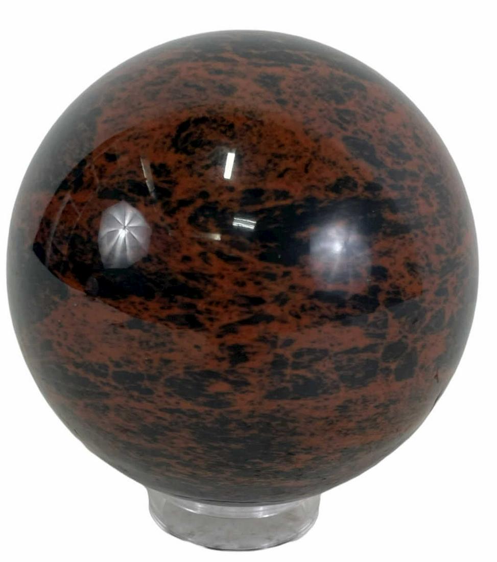 MAHOGANY OBSIDIAN SPHERE (1 of 3)