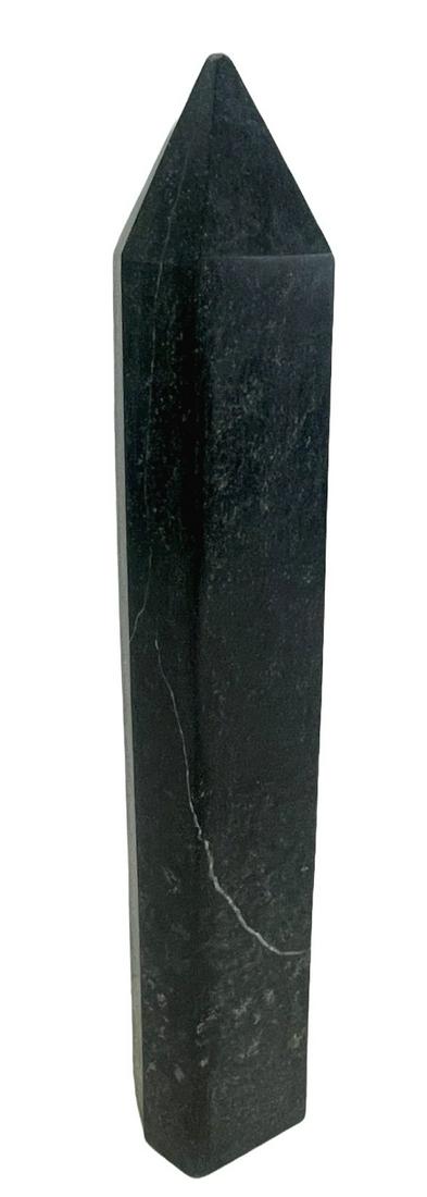 20 INCH TOURMALINE OBELISK WITH BLUNTED TIP: HUGE TOURMALINE OBELISK WITH BLUNTED TIP - (P85) - 17 LBS 13 OZ Height: 20 in. by Width: 3 in. by Depth: 3