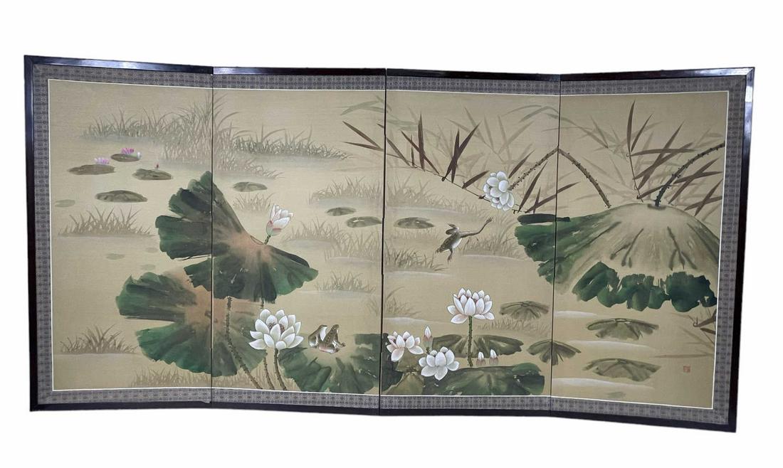CHINESE TWO PANEL FOLDING SCREEN (1 of 2)