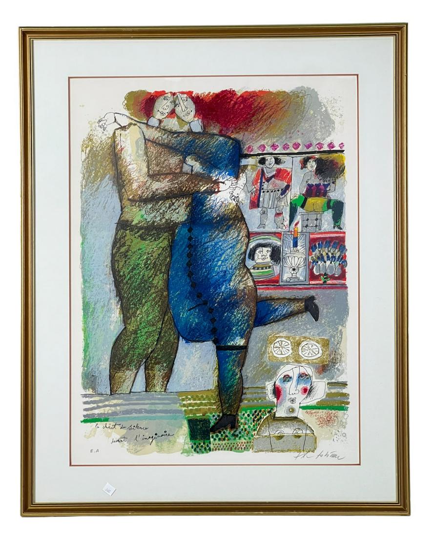 THEO TOBIASSE LITHO HAND SIGNED ARTIST PROOF (1 of 2)