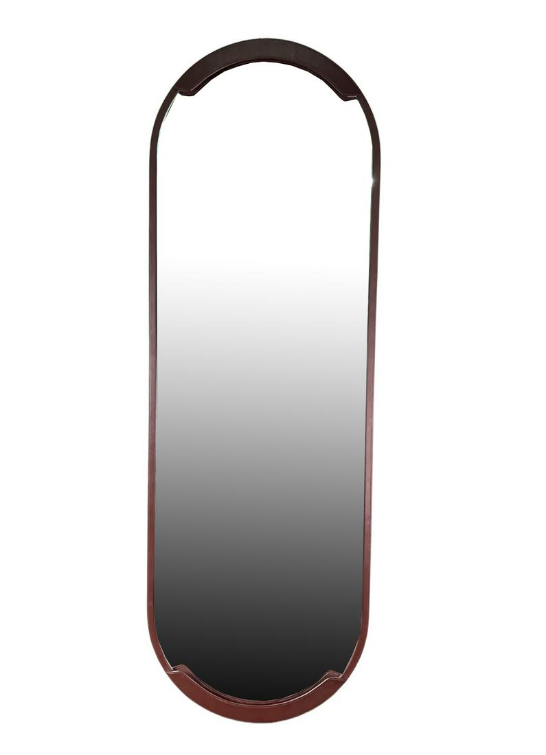 90 INCH LEATHER WRAPPED MIRROR (1 of 3)