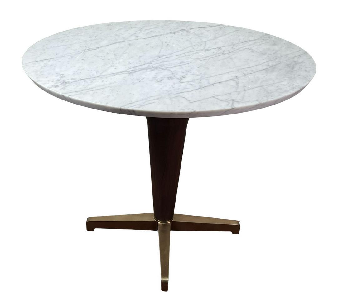 OVAL MARBLE TOP TABLE (1 of 2)
