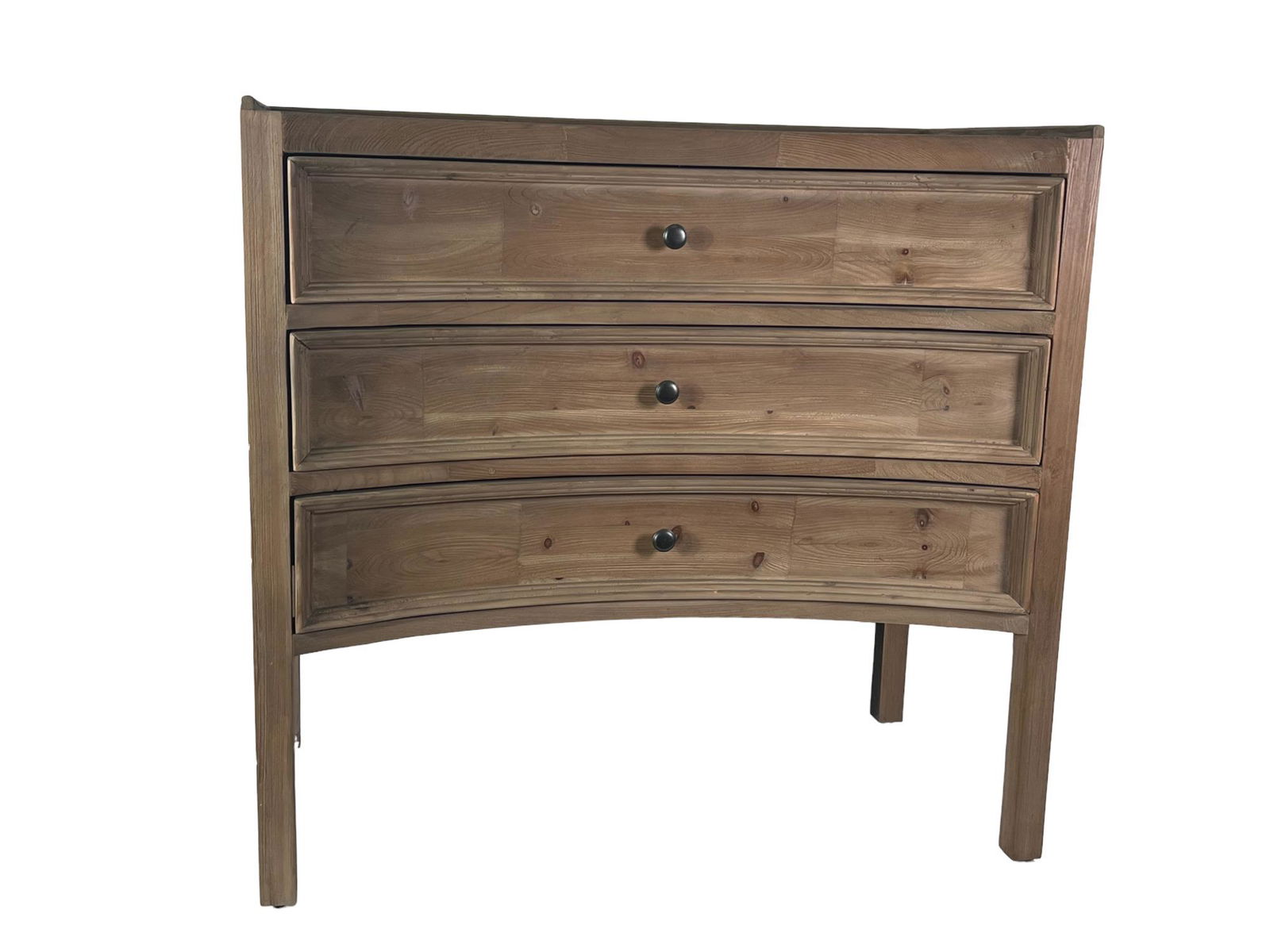 3 DRAWER CHEST IN SOLID PINE WITH DISTRESSED (1 of 4)