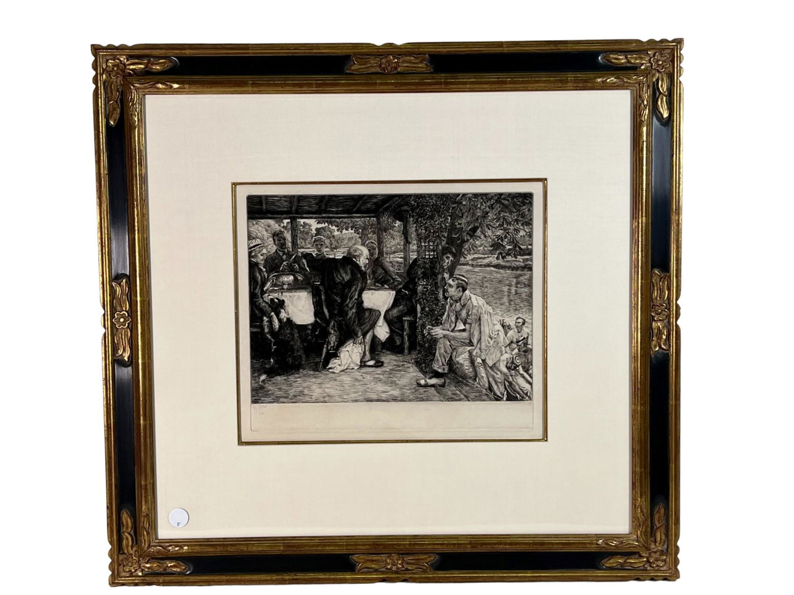 19th CENTURY RAMED TUSSOT ENGRAVING (1 of 6)