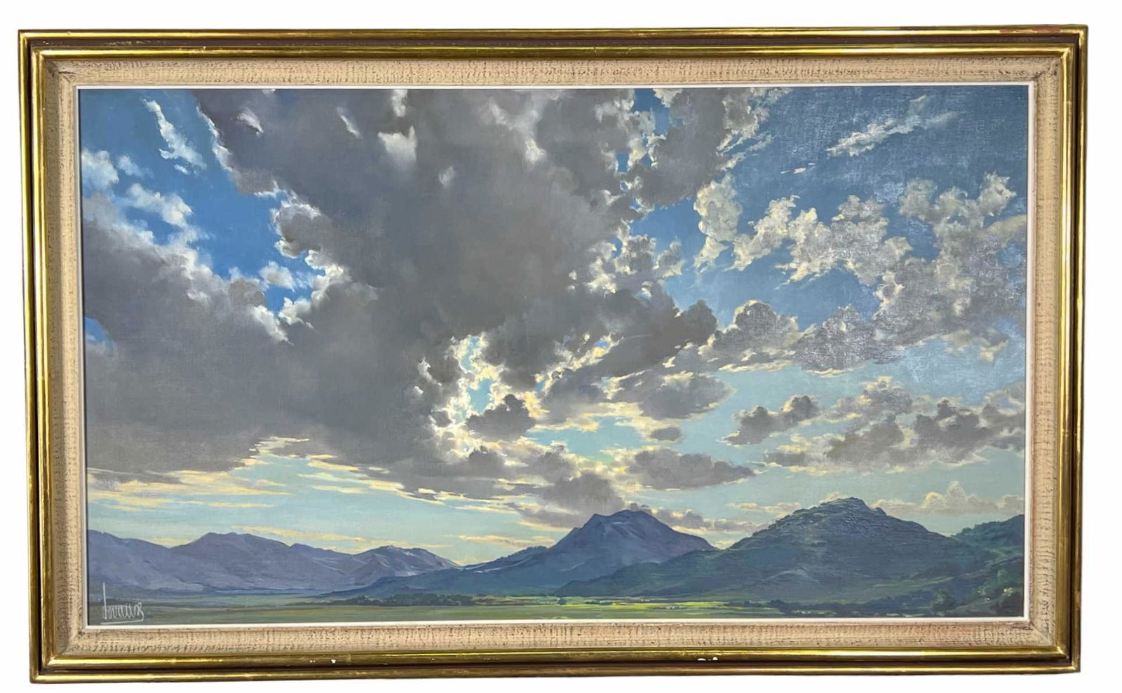 MAURICE DEVAUX LANDSCAPE OIL ON PANEL PAINTING (1 of 5)