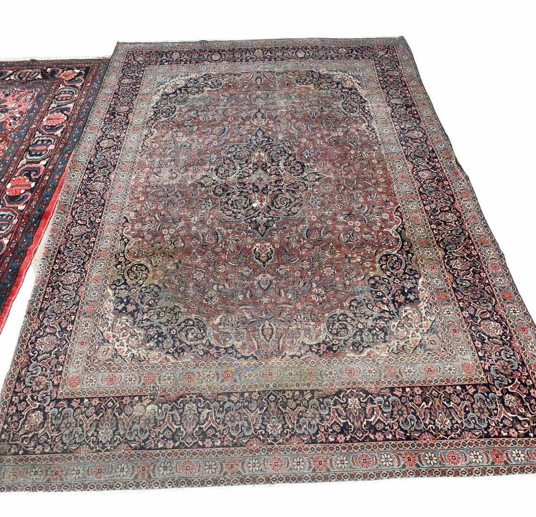 LARGE ANTIQUE PERSIAN RUG (1 of 4)