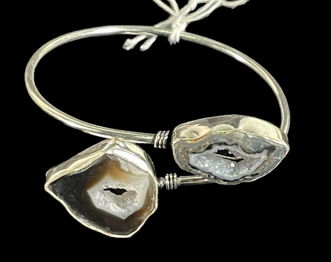 DOUBLE AGATE CUFF BRACELET (1 of 3)