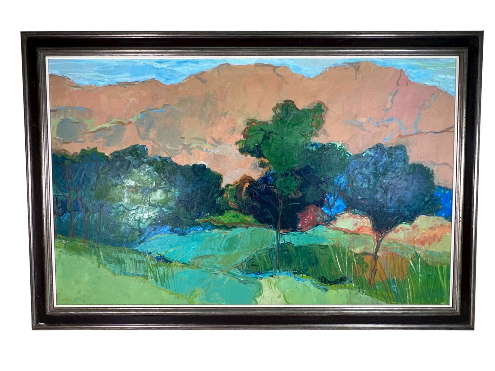 HERB MEARS ABSTRACT LANDSCAPE "BOLD MOUNTAIN" (1 of 3)