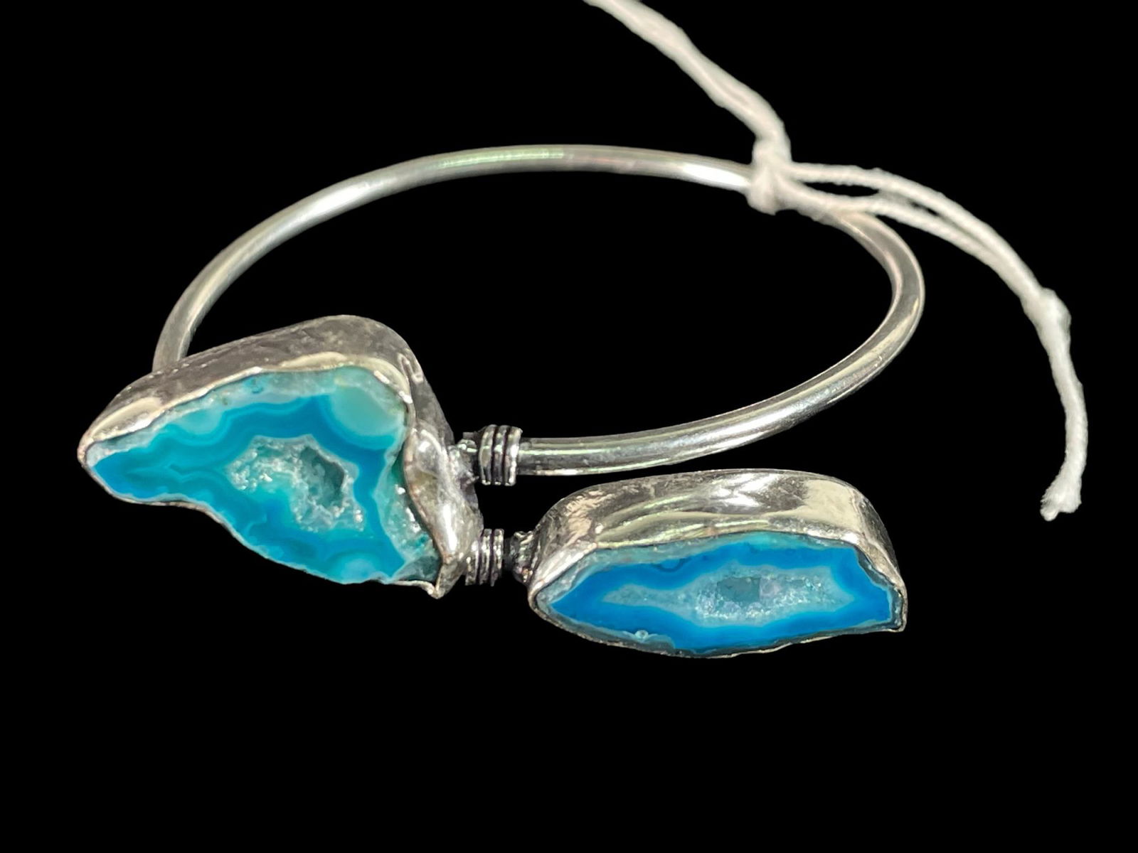 DOUBLE AGATE CUFF BRACELET (1 of 3)