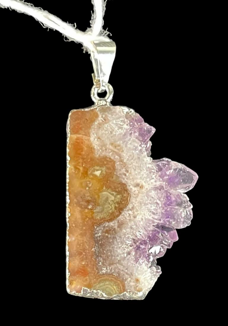 .AMETHYST SLICE PENDANT (1 of 3)