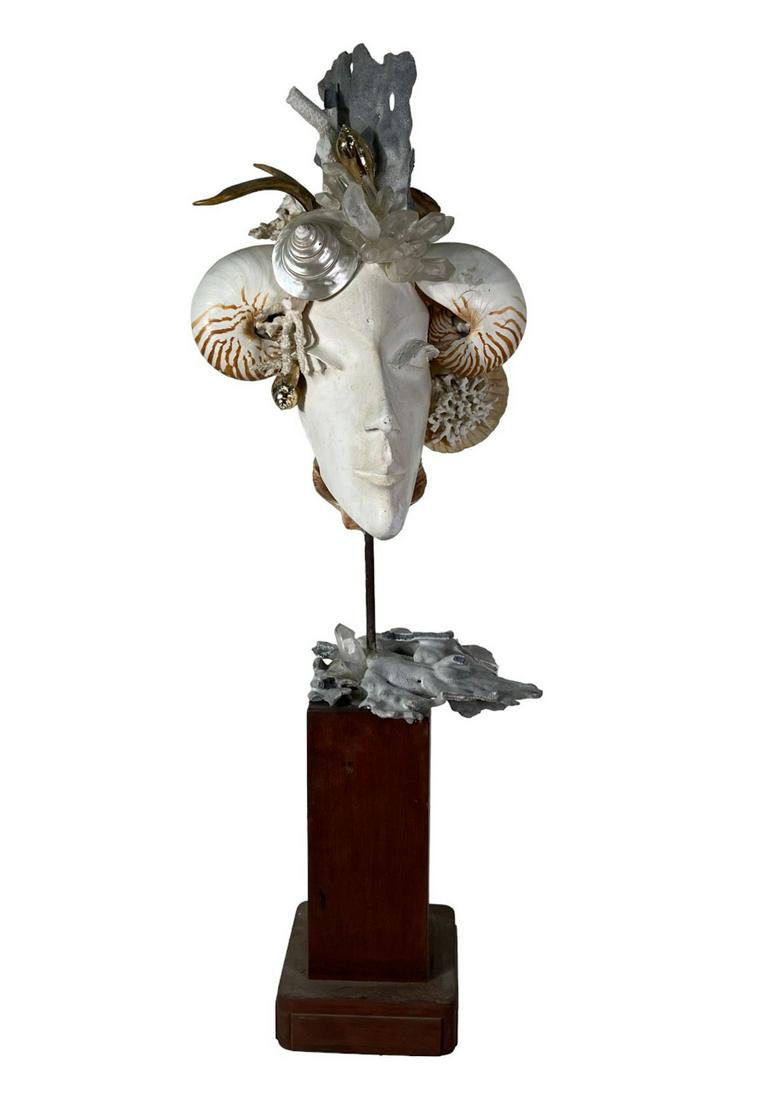 DAVID ADICKES/ERNEST MAESE "SEA GODDESS" SCULPTURE (1 of 3)