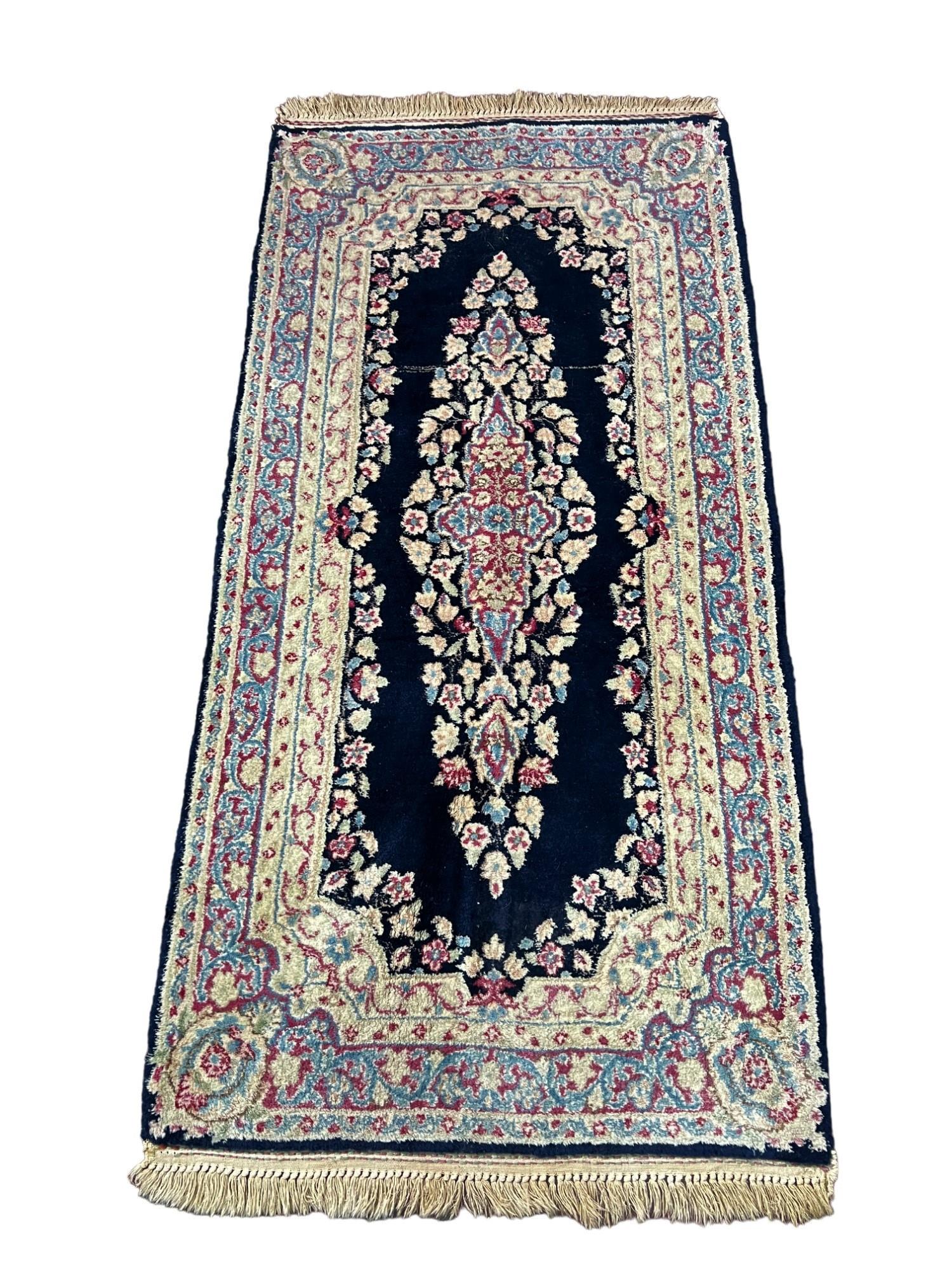 HAND KNOTTED KERMAN RUNNER (1 of 4)