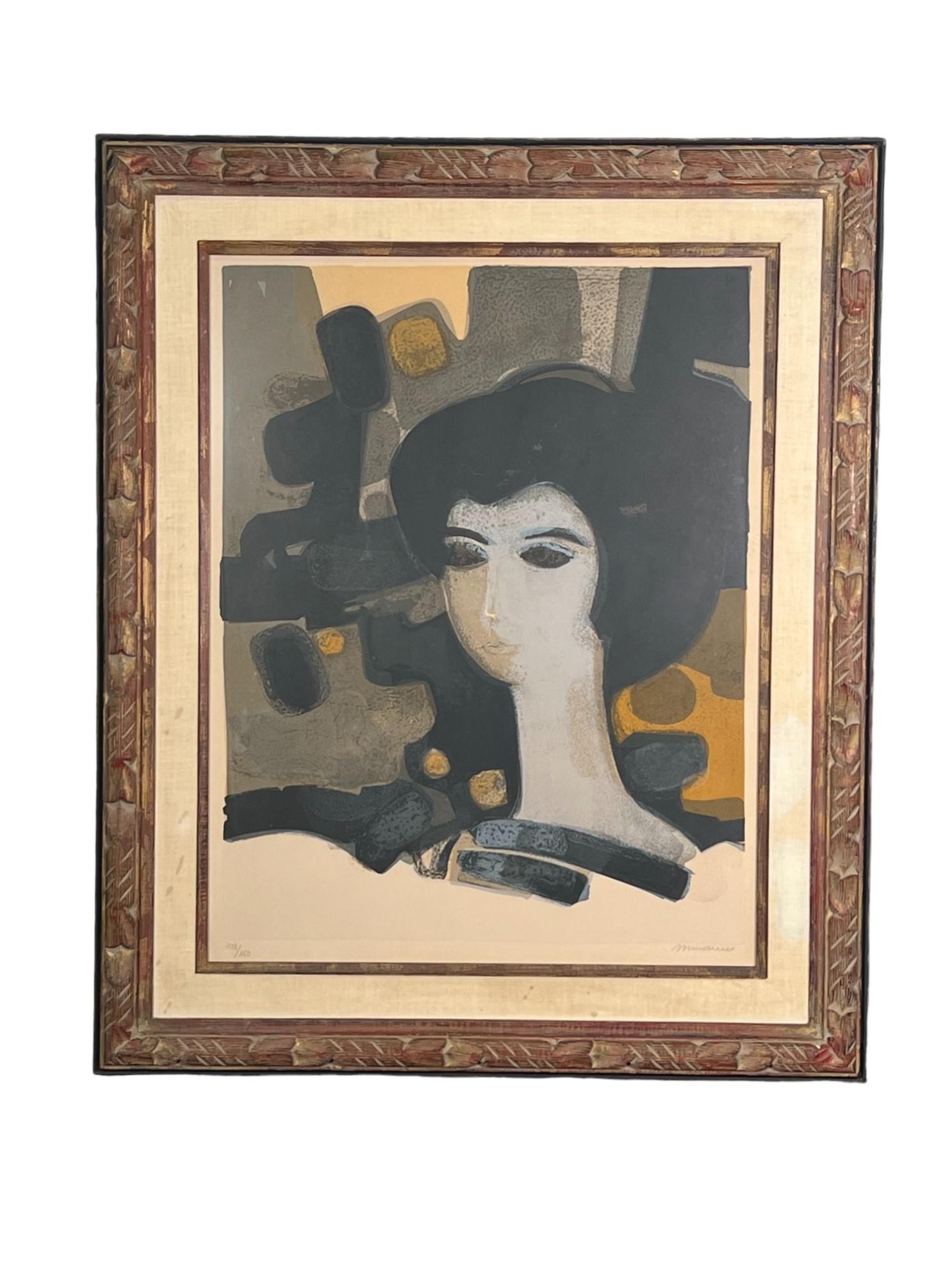 MINAUSE MID-CENTURY PORTRAIT OF LADY  408/460 (1 of 4)