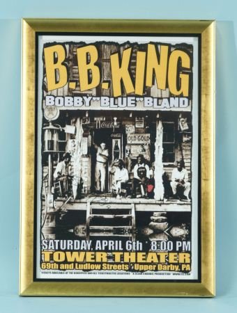 SIGNED B.B. KING POSTER: SIGNED B.B. KING POSTER