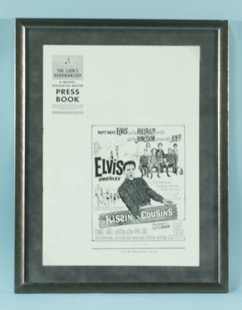 ELVIS PRESLEY, "KISSIN COUSINS" PRESS BOOK: ELVIS PRESLEY, "KISSIN COUSINS" PRESS BOOK
