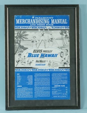 ELVIS PRESLEY BLUE HAWAII MOVIE POSTER: ELVIS PRESLEY BLUE HAWAII MOVIE POSTER