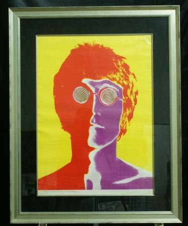 JOHN LENNON BEATLES PORTRAIT BY RICHARD AVEDON: JOHN LENNON BEATLES PORTRAIT BY RICHARD AVEDON FOR LOOK MAGAZINE.