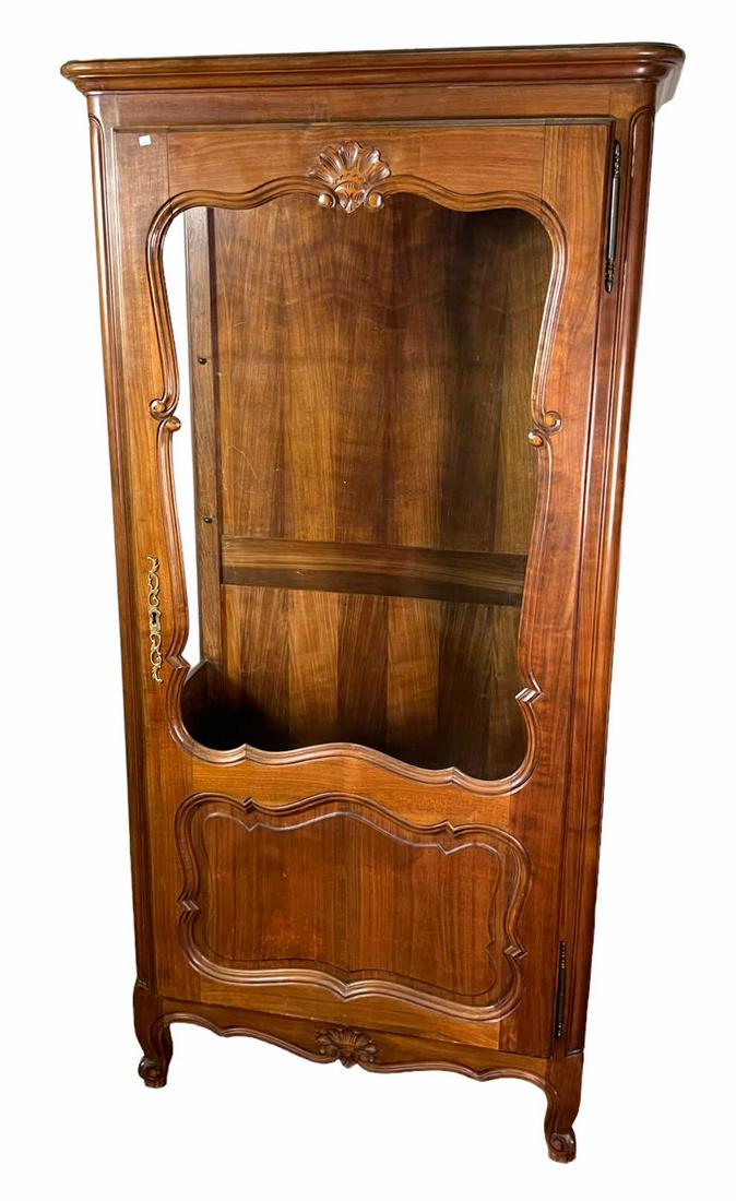 LOUIS XV STYLE COUNTRY FRENCH STYLE VITRINE (1 of 3)