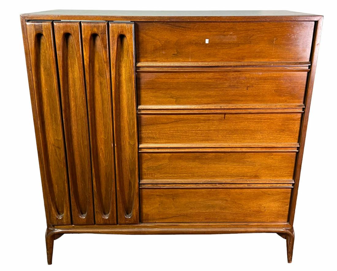 DANISH MODERN WALNUT GENTLEMAN'S CHEST (1 of 3)