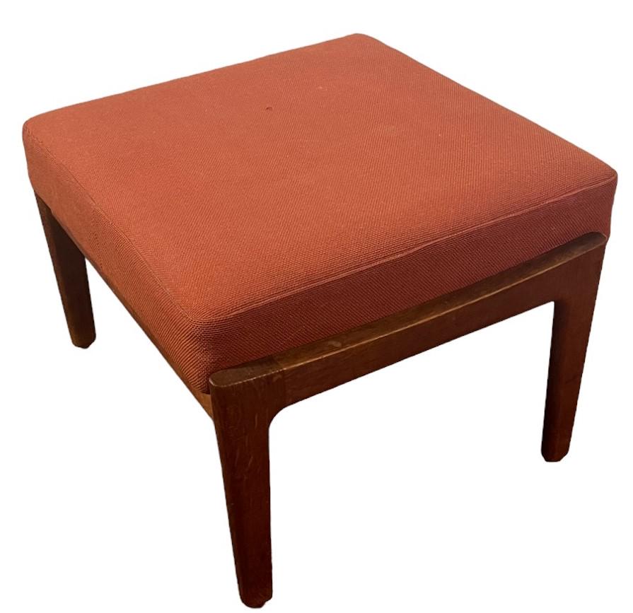HANS WEGNER GE290 OTTOMAN BY GETAMA DENMARK: HANS WEGNER GE290 OTTOMAN BY GETAMA DENMARK Height: 15.5 in. by Width: 22.5 in. by Depth: 20
