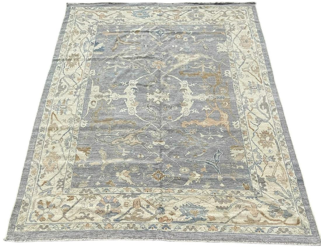 HAND KNOTTED OUSHAK RUG (1 of 5)
