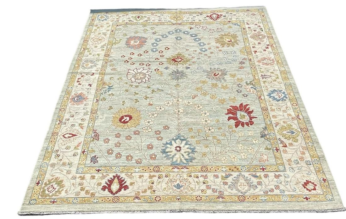 HAND KNOTTED OUSHAK RUG (1 of 5)