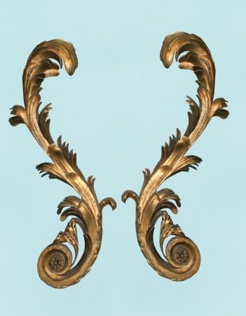 TWO ITALIAN MONUMENTAL ARCHITECTURAL ELEMENTS