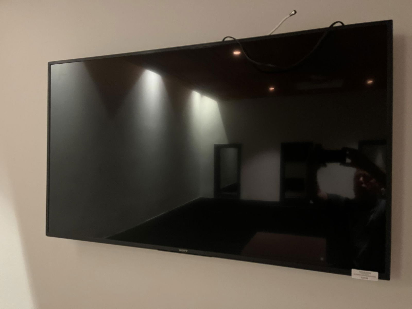 55' SONY FLAT SCREEN TV (1 of 2)