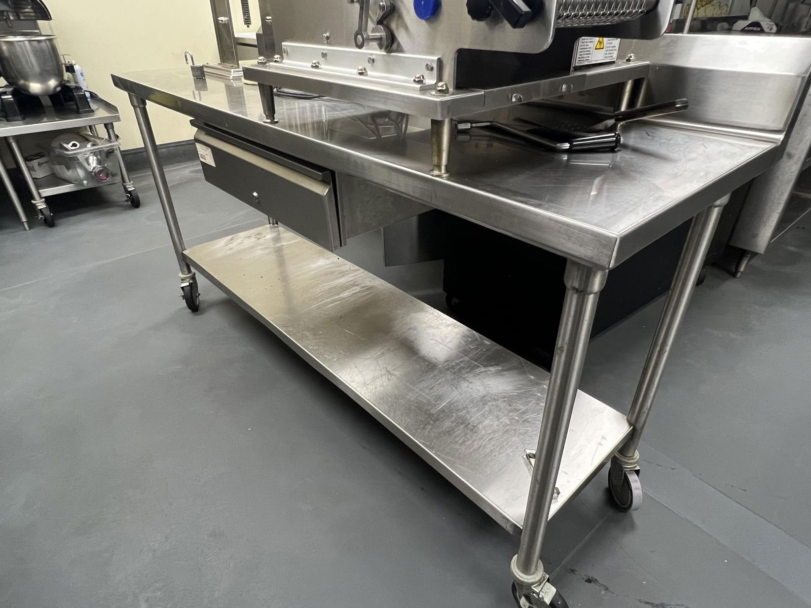 Stainless Steel Shelf With Rollers Auction