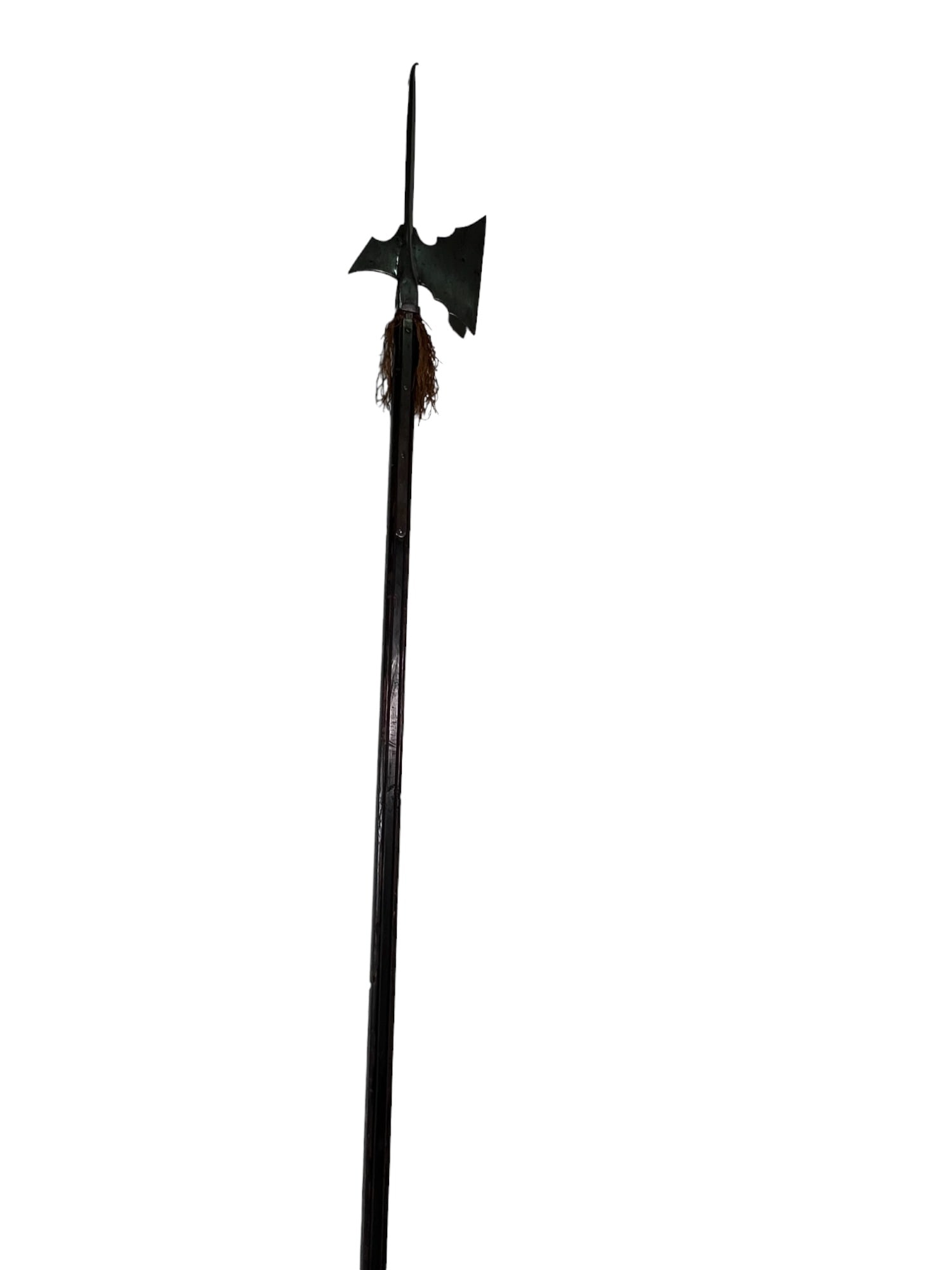 MEDIEVAL STYLE HALBERD AXE / STAFF WEAPON: MEDIEVAL STYLE HALBERD AXE / STAFF WEAPON THESE WERE USED BY GUARDS IN THE VATICAN IN THE EARLY 16TH CENTURY. Height: 84 in. by Width: 9 in. by Depth: 2