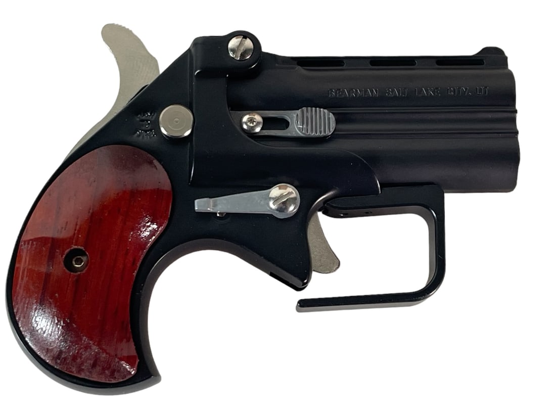 Derringer - Big Bore w/Guardian- .38 SPC Blk/RSWD: Derringer - Big Bore w/Guardian- .38 Special. Blk/RSWD.Serial #BT080812. (L186)