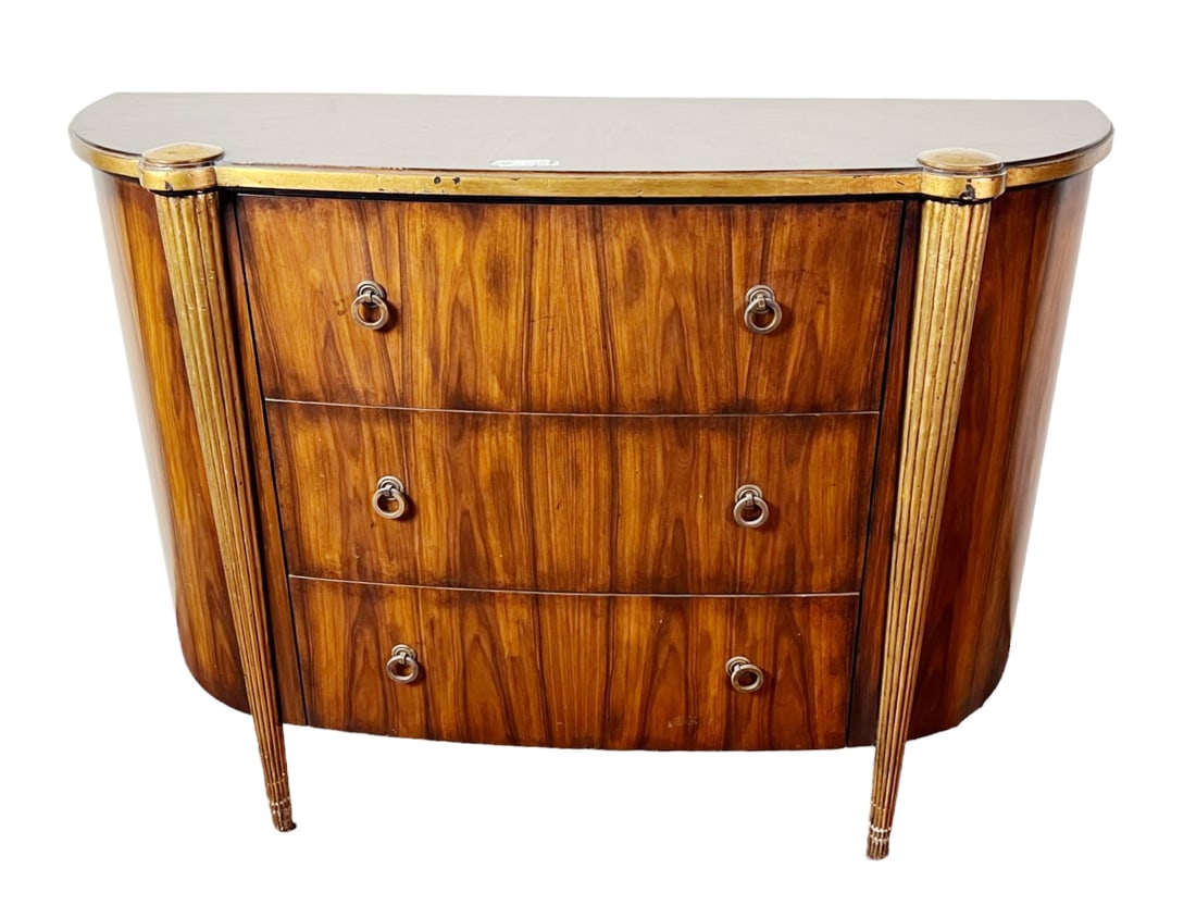 ANTIQUE FRENCH LOUIS XV STYLE 3 DRAWER CHEST (1 of 10)