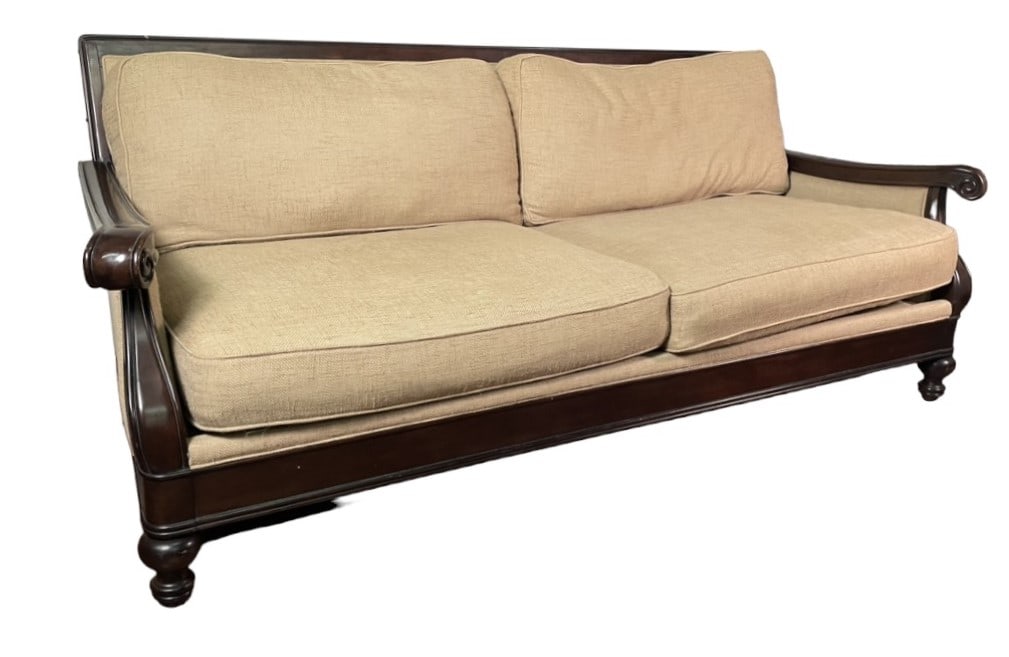 BERNHARDT SOFA: BERNHARDT SOFA. Height: 36 in. by Width: 82 in. by Depth: 40 in.