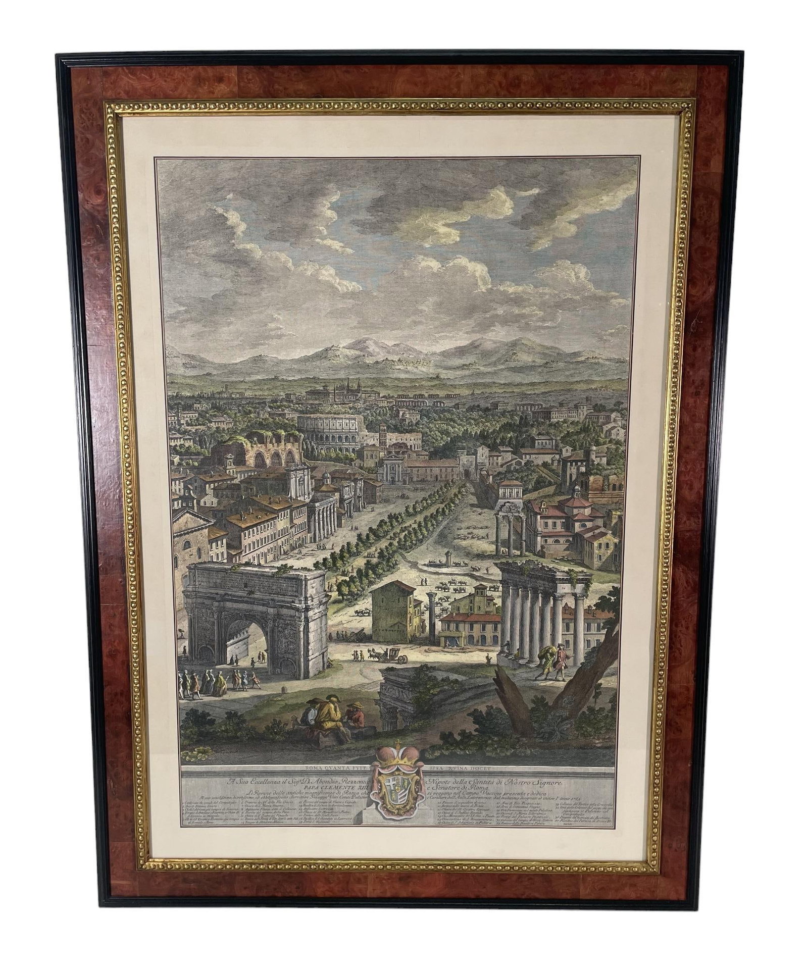 2 LARGE GIUSEPPE VASI 1710 CORLEONE - 1782 ROME: 2 LARGE GIUSEPPE VASI 1710 CORLEONE - 1782 ROME PRINTS. Height: 47 in. by Width: 35 in. by Depth: 1.25 in.