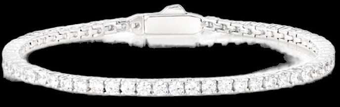 ANASTASIA 3.75 DIAMOND CZ TENNIS BRACELET: ANASTASIA 3.75 DIAMOND CZ TENNIS BRACELET.