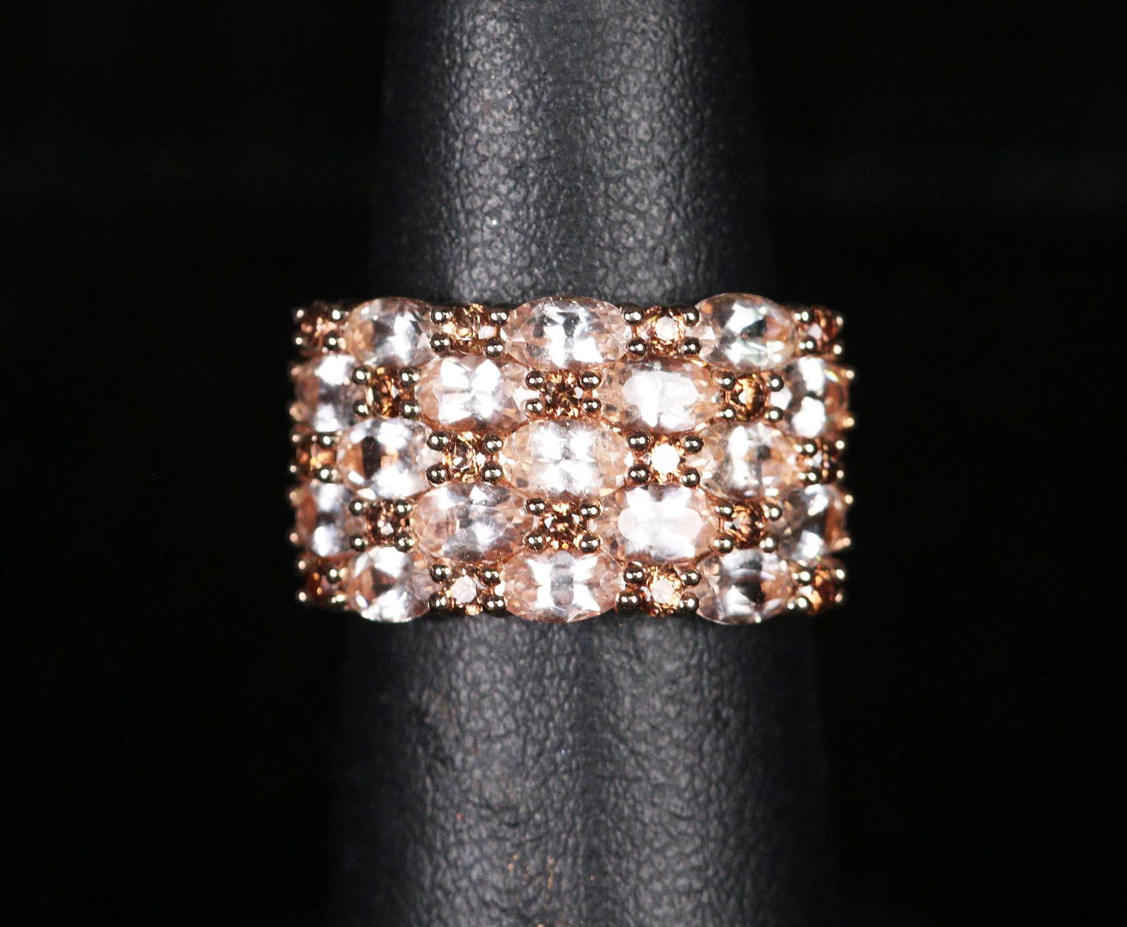 5 CT. GENUINE MORGANITE ESTATE RING SIZE 7 (1 of 3)