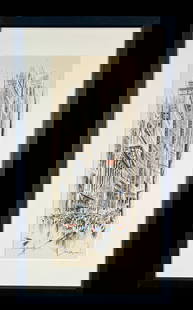 JON HAYMSON "STOCK EXCHANGE": JON HAYMSON "STOCK EXCHANGE" Height: 40 in. by Width: 22 in. by Depth: 1