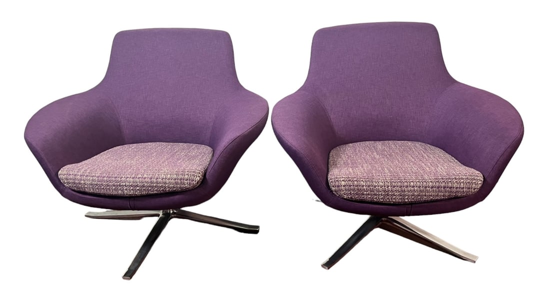 PAIR OF STEELCASE COALESSE LOUNGE CHAIRS (1 of 4)