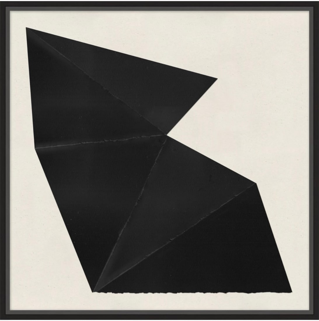 BLACK AND WHITE ABSTRACT PRINT (1 of 3)