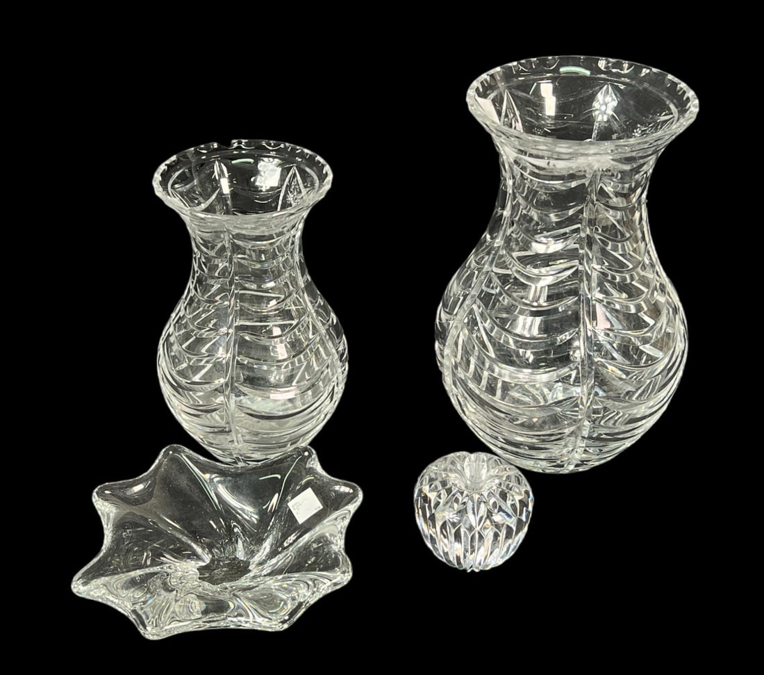 TIFFANY, BACCARAT AND WATERFORD CRYSTAL PIECES (1 of 4)