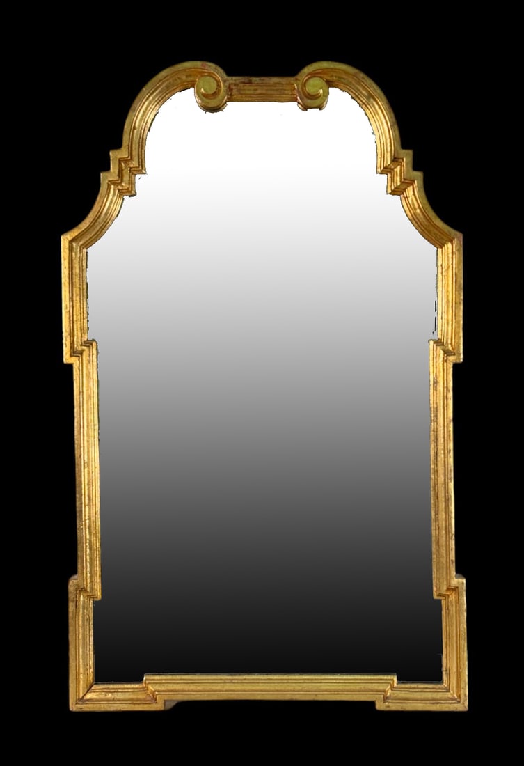 VINTAGE NEOCLASSICAL GOLD GILT MIRROR (1 of 4)