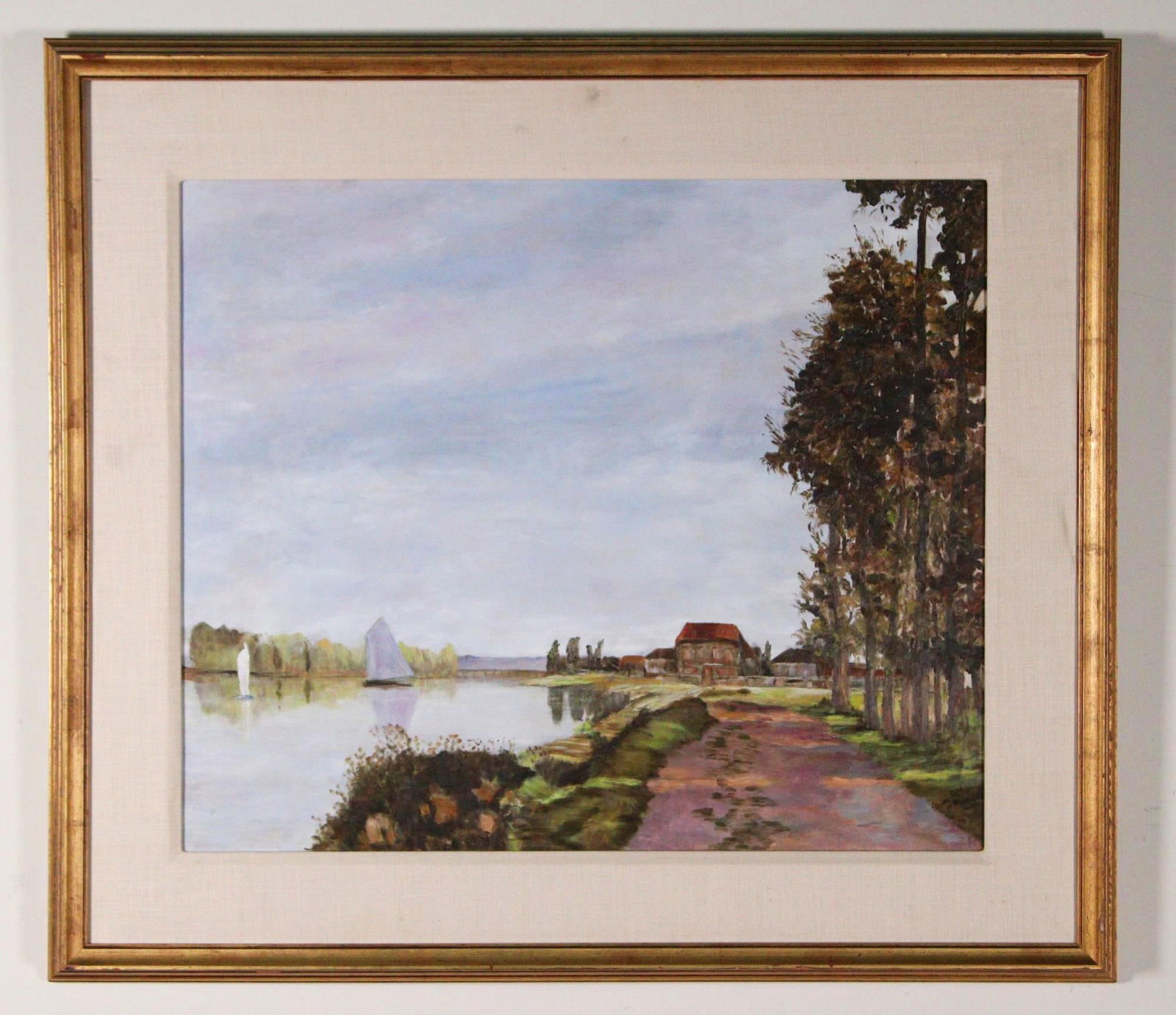 SIGNED OIL ON MASONITE LANDSCAPE (1 of 4)