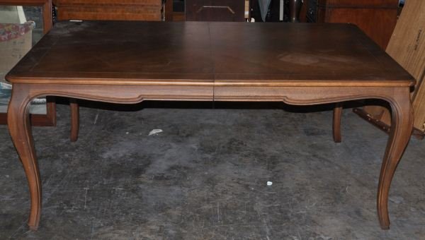 FRENCH DINING ROOM TABLE: FRENCH DINING ROOM TABLE. Height: 29 in. by Width: 68 in. by Depth: 44 IN.