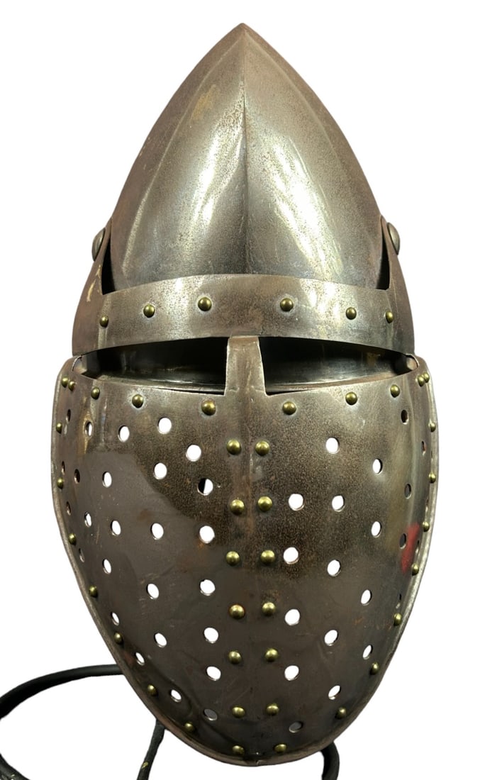 CAVALIER BUCKET HELMET ON STAND: CAVALIER BUCKET HELMET ON STAND