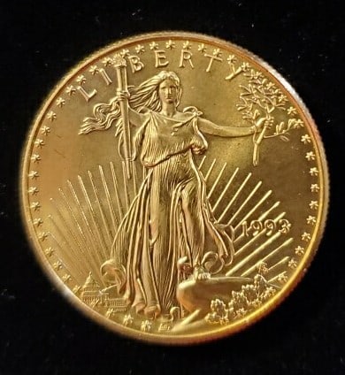 1 OZ GOLD EAGLE COIN 1994: 1 OZ GOLD EAGLE COIN 1994
